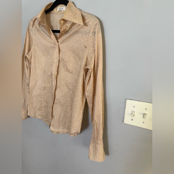 Barney’s New York button down women’s flower shirt size L - Picture 4 of 10